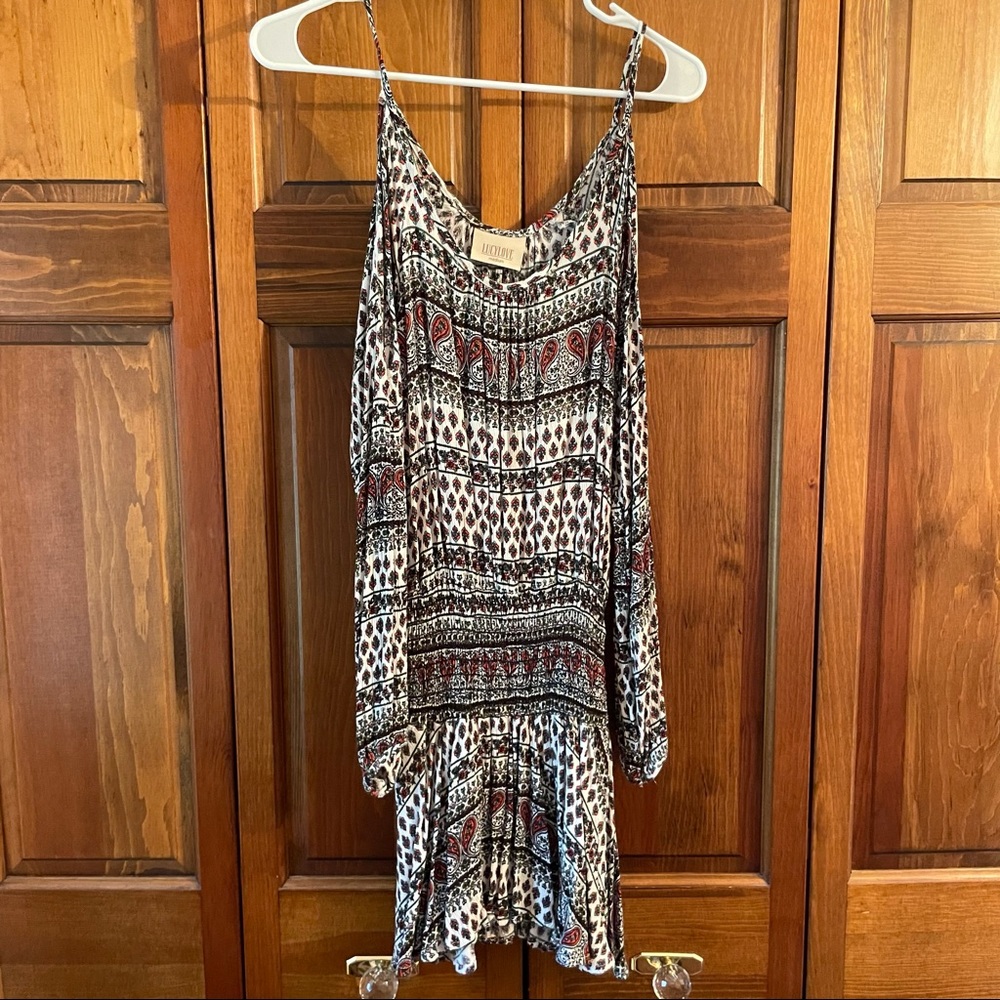 Lucy Love floral print size medium dress